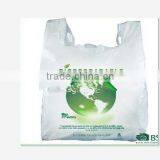 Cheap Plastic T-shirt Bag Shopping Plastic Bag Red Color Environmental Plastic T-shirt Bag thumbnail-2