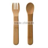 Bamboo cookware for Kids Fork and Spoon