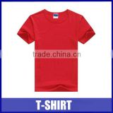 Red promotional plain tshirt manufacturers