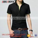 Custom Made T-Shirts Men Polo Soft 100% Cotton Cheap Blank thumbnail-3