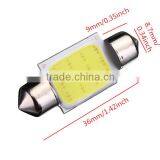 High Quality 36mm Festoon COB 12 Chips DC 12V LED Car Dome Reading Lights Auto Interior Lamps Super Bright Bulbs Power thumbnail-4