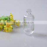 Hot sale China factory custom made 25ml unique small shape design empty glass wholesale perfume bottle for packing