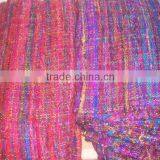 Multicolored Recycled Sari Silk Fabrics for Home Decoration, Home Furnishings, Interior Designers, Interior Decorators,