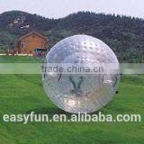 Recreation and Sport of Rolling Downhill Inside an Orb,transparent Plastic Zorb Ball thumbnail-1