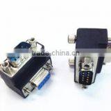 DB9PIN MALE TO DB9PIN Female Cable Adapter 90 Degree