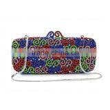 Colorful Crystal Hard Case Clutch Bag Rhinestone Crystal Clutch Bag (8740A-C) thumbnail-5