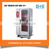 Professional 10 Trays Electric Steam Cooking Combination Combi Steamer Oven