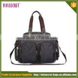 Vivisecret Canvas Style Shoulder Carry Bag Canvas Tote Bags for Business Men thumbnail-5