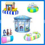China Produced High Quality Amusement Park Supplies Naughty Castle/kids Playground thumbnail-5
