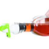 SINOGLASS Trade Assurance Automatic Open Glass Oil and Vinegar Dispenser Set Vinegar Bottle thumbnail-3