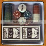 Poker Set in Tin Box, Round Poker Set,tin Box thumbnail-2