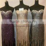 Off Shoulder Sexy Back Open Heavy Sequins Beaded Short Celebrity Dress 2014 thumbnail-4