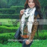 Wool Printed Pashmina Scarf thumbnail-1