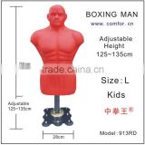 Kids boxing equipment heavy sands bag kick boxing bags with adjustable height