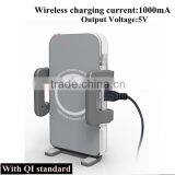 Dual Adjustable Qi Standard Windshield Car Cellphone Holder With Charger for 3.5-6 Inch Smart Phone thumbnail-4