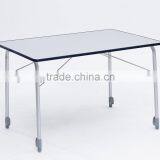 Cheap Foldable Height Ajustable Alu Tube MDF Folding Camping Table thumbnail-2