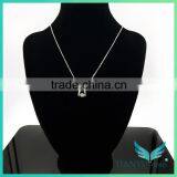 Moissanite Diamond Pendant Designs, 0.5CT VVS Clarity Moissanite Diamond Pendant Set for Women thumbnail-6