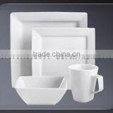 White Stoneware Dinnerware Sets
