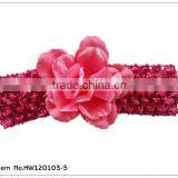 Girl Knit Headband With Flower