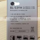 Factory price rechargeable li-ion battery for LG G3 mobile phone batteries