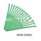 Garden Tools Mini Small 16 Tooth Plastic Rake 90505 thumbnail-1