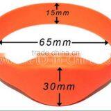 Low Cost RFID Personalized Silicone Wristbands Colorful Printed RFID Bracelets thumbnail-1