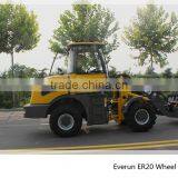 Qingdao Everun Mini Wheel Loader(2.0Ton),Construction Machinery,Articulated Loader With V Snow Blade thumbnail-2