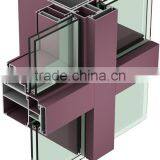 OEM Accept ! Factory Cheap Price CNC Machining Curtain Wall Aluminum Profile 6063 T5 thumbnail-1