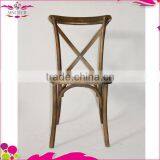 Hot Sale Wedding Natural Color Wooden Cross Back Chair thumbnail-3