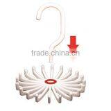 20 Holes Adjustable Plastic Rotating Tie and Belt Hanger thumbnail-2