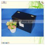 Large Grid Design Pine Hinge Lid Wooden Fruit Box thumbnail-5