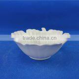 Stock Small White Ceramic Pudding Bowl thumbnail-4