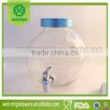 Lemon Shaped Huge Mason Jar Juice Jar With a Tap thumbnail-1