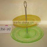 Hot Selling Food Grade 2 Tier Plate for Cake Decoration thumbnail-2