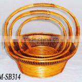 Antique Willow Gift Basket & Fruit Basket for Traditional Festival thumbnail-1