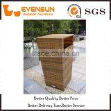 Environment Friendly Durable Rattan Dusbin Wicker Furniture thumbnail-1