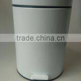 Powder Coating Pedal Bin 5L Classic White Household Waste Bin