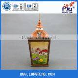Outdoor Ceramic Garden Lantern With LED thumbnail-1