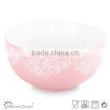 New Products Wholesale Silk Screen Flower Ceramics Cereal Bowl thumbnail-3