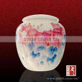 Hand Painted Ceramics Mason Jar Dispenser to Storage Chinese Tea Made in Jingdezhen thumbnail-1