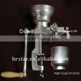 manual cast iron corn grinder with clamp