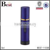 Wholesale Cosmetic 5ml Aluminum Screen Printing Luxury Perfume Bottle Small Porket Spray Blue Bottle Perfume Best Selling thumbnail-1