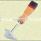 Wooden Handle Stainless Steel Triangular Scraper