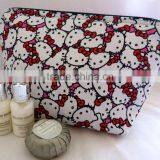 Cute Ketty Cat Wash Bags/fashion Cotton Cat Cosmetic Bags / Recycled Pink Makeup Handbags thumbnail-5