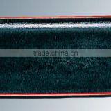 Wood Pattern Japanese TraditionalHigh Quality Black Slipless Food Tray With Red Frame Japanese Rectangle Serving Trays thumbnail-1