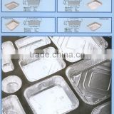 household aluminum foil container for food packaging