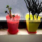 Colour Plastic Garden Flower Pots Plant Pots thumbnail-4