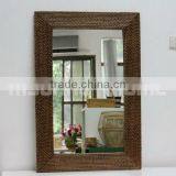 Rattan Frame Mirror thumbnail-1