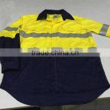 Manufacturer Custom Short Sleeves 100% Cotton Safety Work Shirts Hi Vis Shirts thumbnail-4