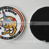 3D Embossed Rubber Patch Pvc Badge Silicone Rubber Badge With Hook and Loop Backing thumbnail-1